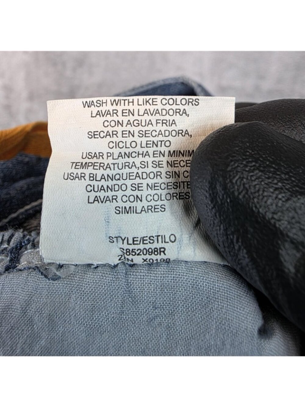 Sean John Jeans Boys Size 12 Blue Denim Carpenter Wide Leg Baggy Fit Y2K - Picture 6 of 12